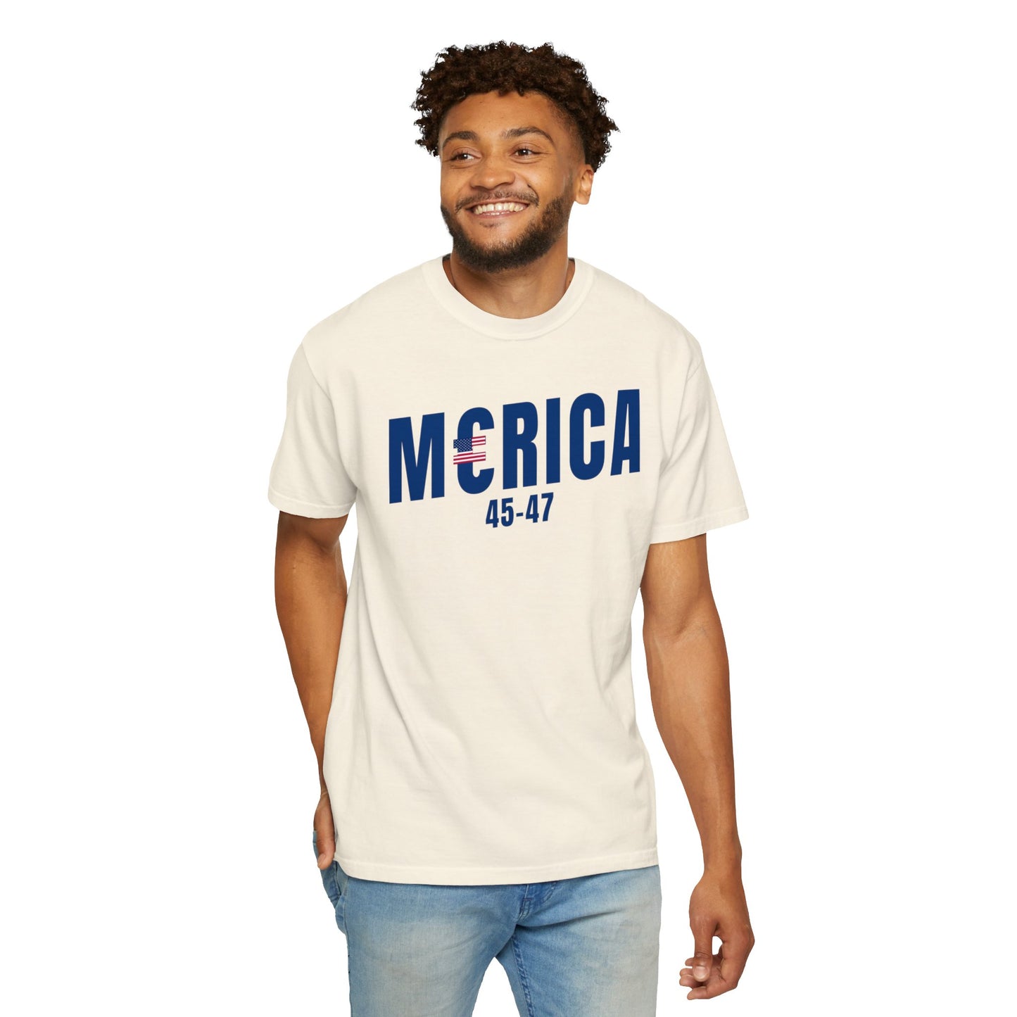 Merica T-shirt Blue