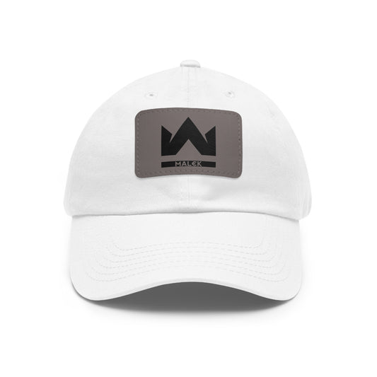 MAL€K Hat with Leather Patch (Rectangle)