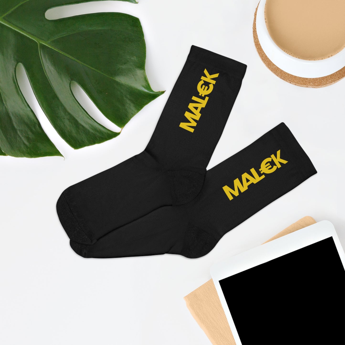 MAL€K Black Socks v4