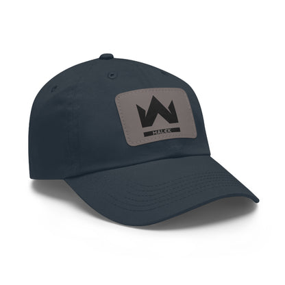 MAL€K Hat with Leather Patch (Rectangle)