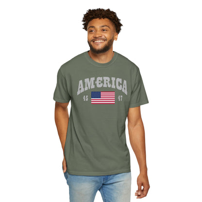 America T-shirt Silver