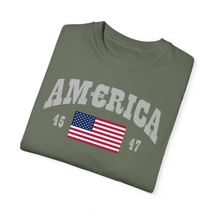 America T-shirt Silver