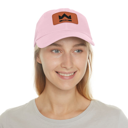 MAL€K Hat with Leather Patch (Rectangle)