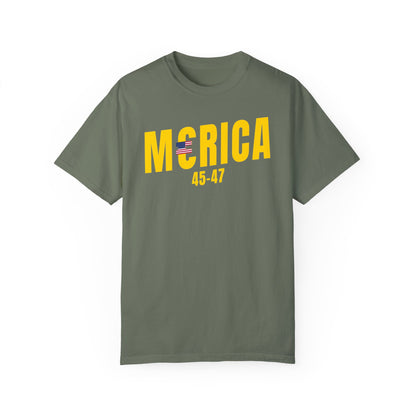 Merica T-shirt Gold