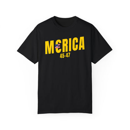 Merica T-shirt Gold