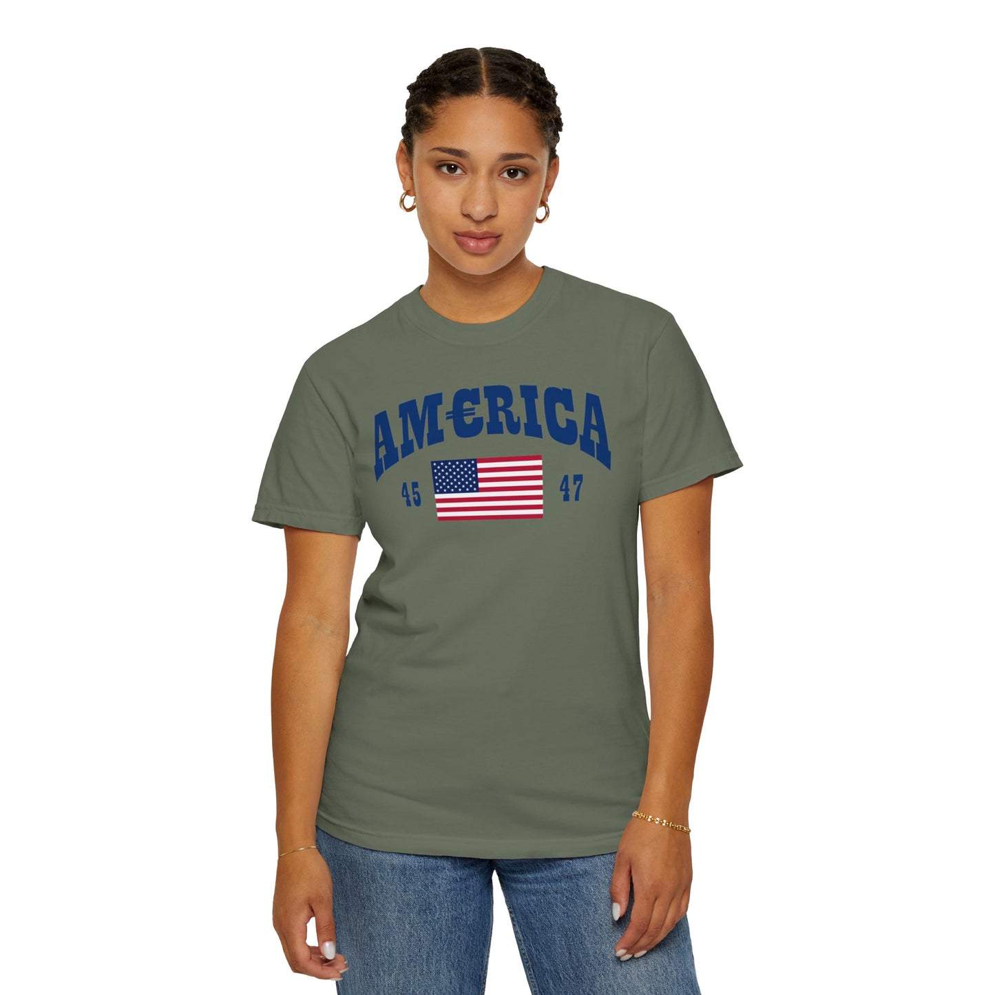 America T-shirt Blue