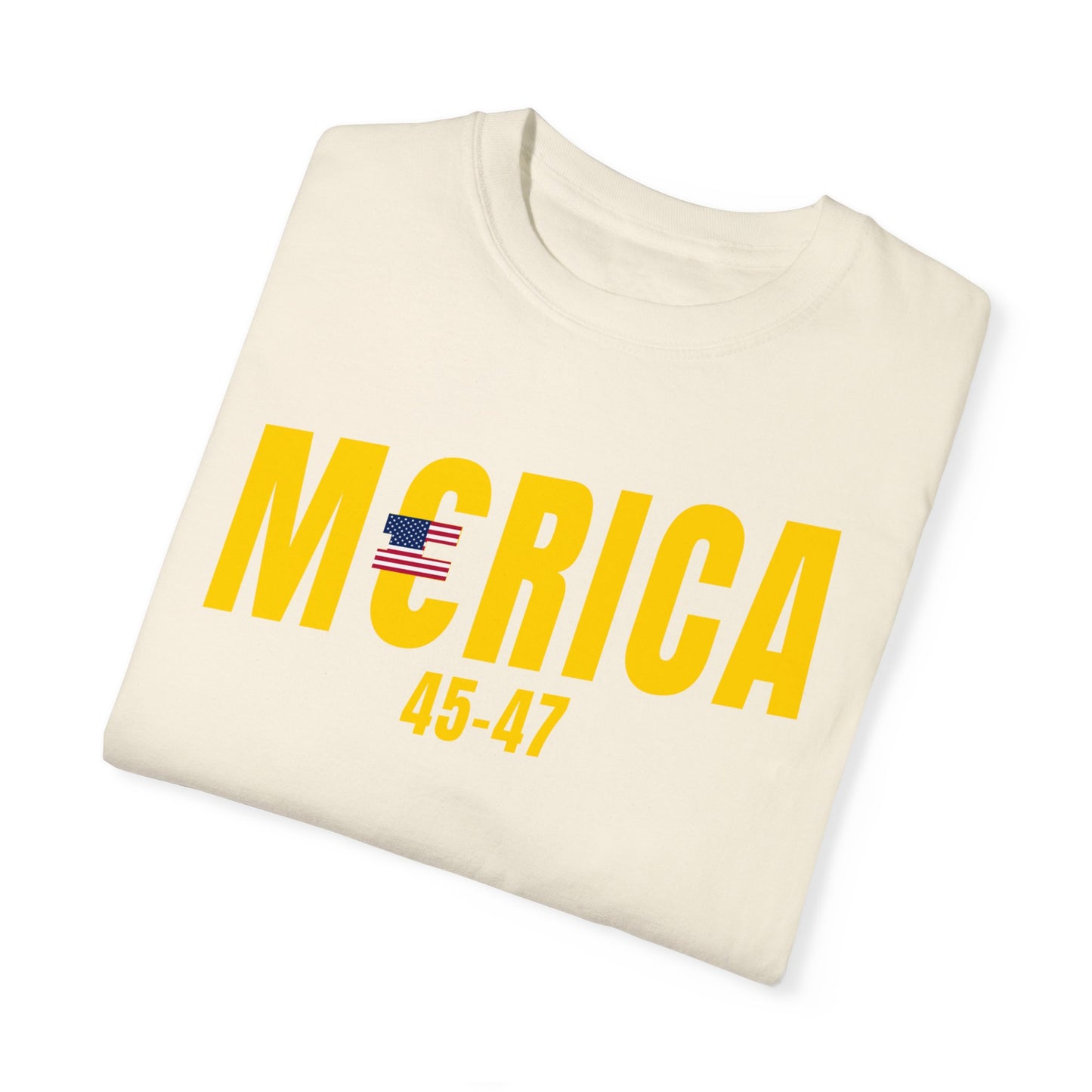 Merica T-shirt Gold