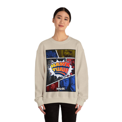 MAL€K Hawk Tuah Crewneck Sweatshirt v1