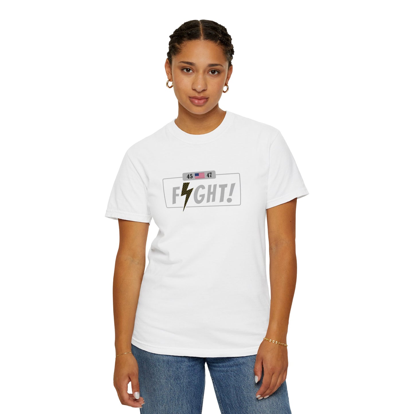 Fight T-shirt Silver