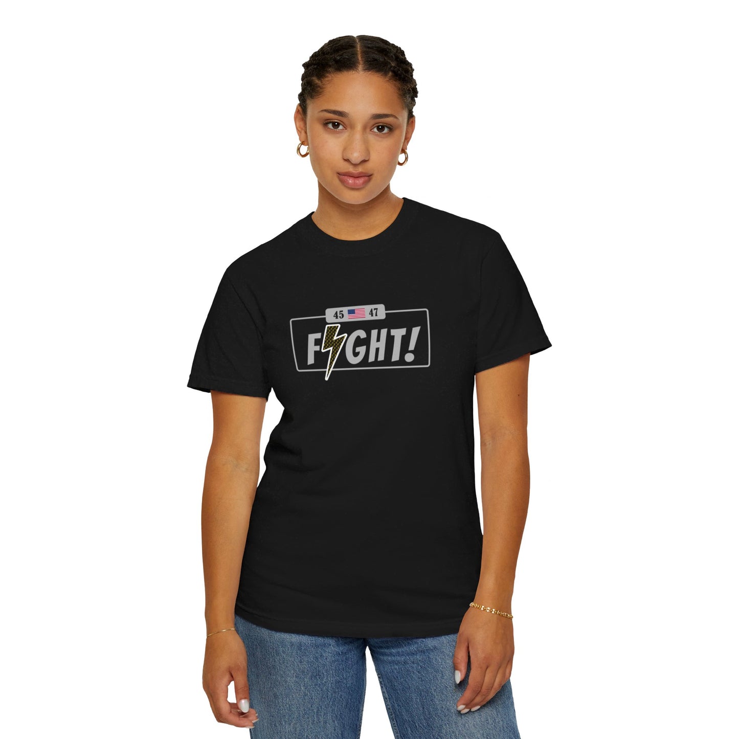 Fight T-shirt Silver