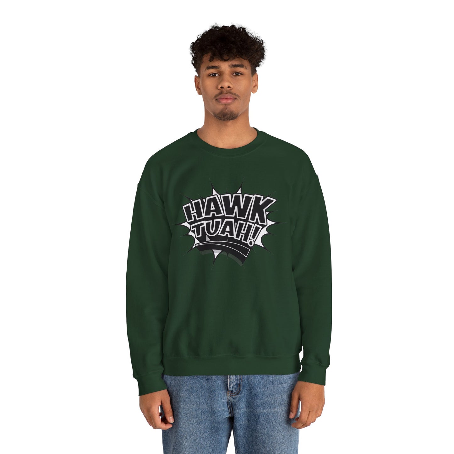 MAL€K Hawk Tuah Crewneck Sweatshirt V3