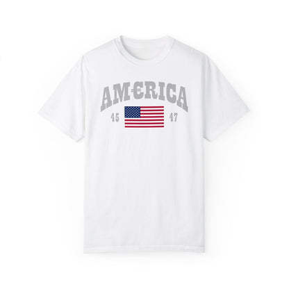 America T-shirt Silver