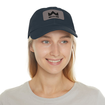 MAL€K Hat with Leather Patch (Rectangle)