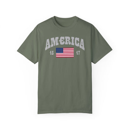 America T-shirt Silver